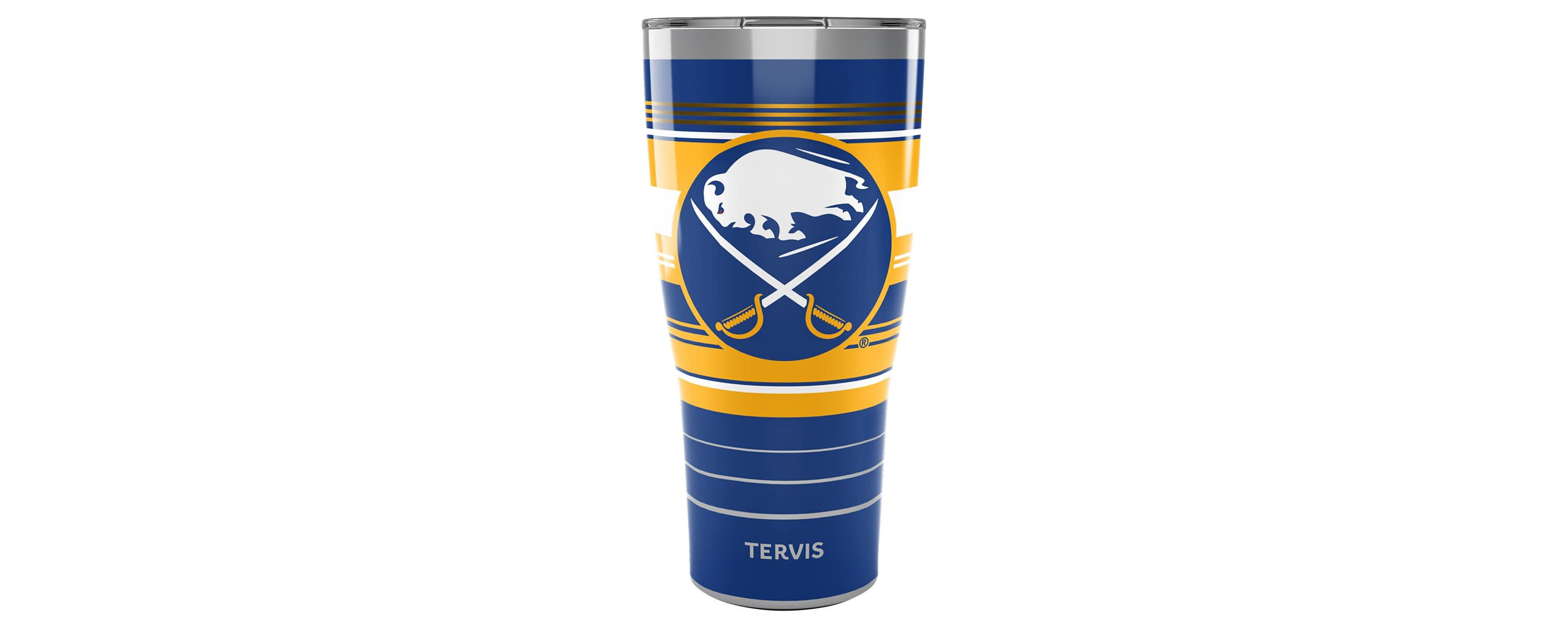 NHL Buffalo Sabres 30oz. Hype Stripes Stainless Tumbler