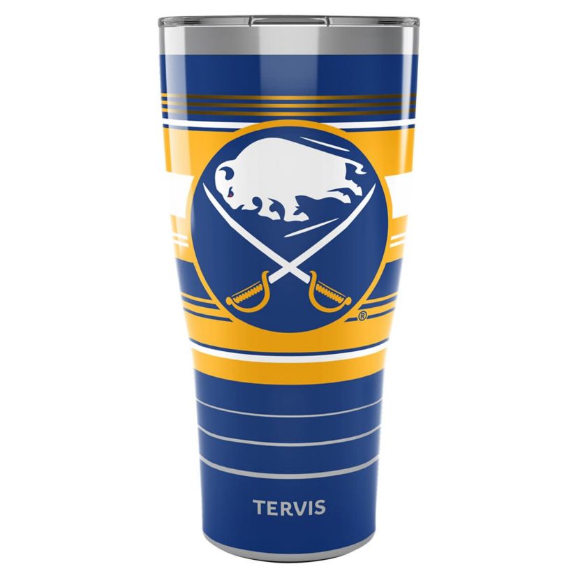 NHL Buffalo Sabres 30oz. Hype Stripes Stainless Tumbler