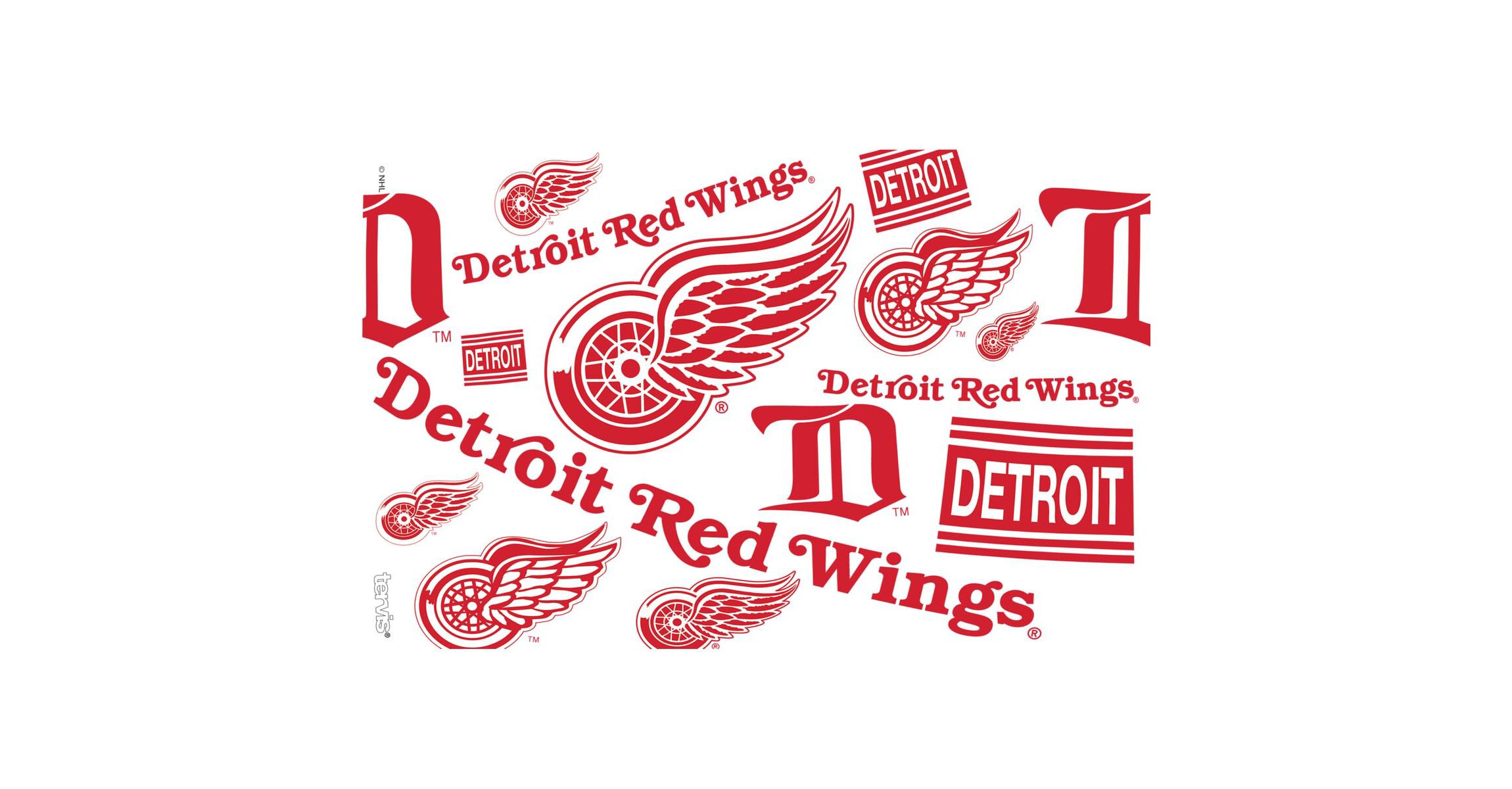 NHL Detroit Wings Four-Pack 16oz. Classic Tumbler Set