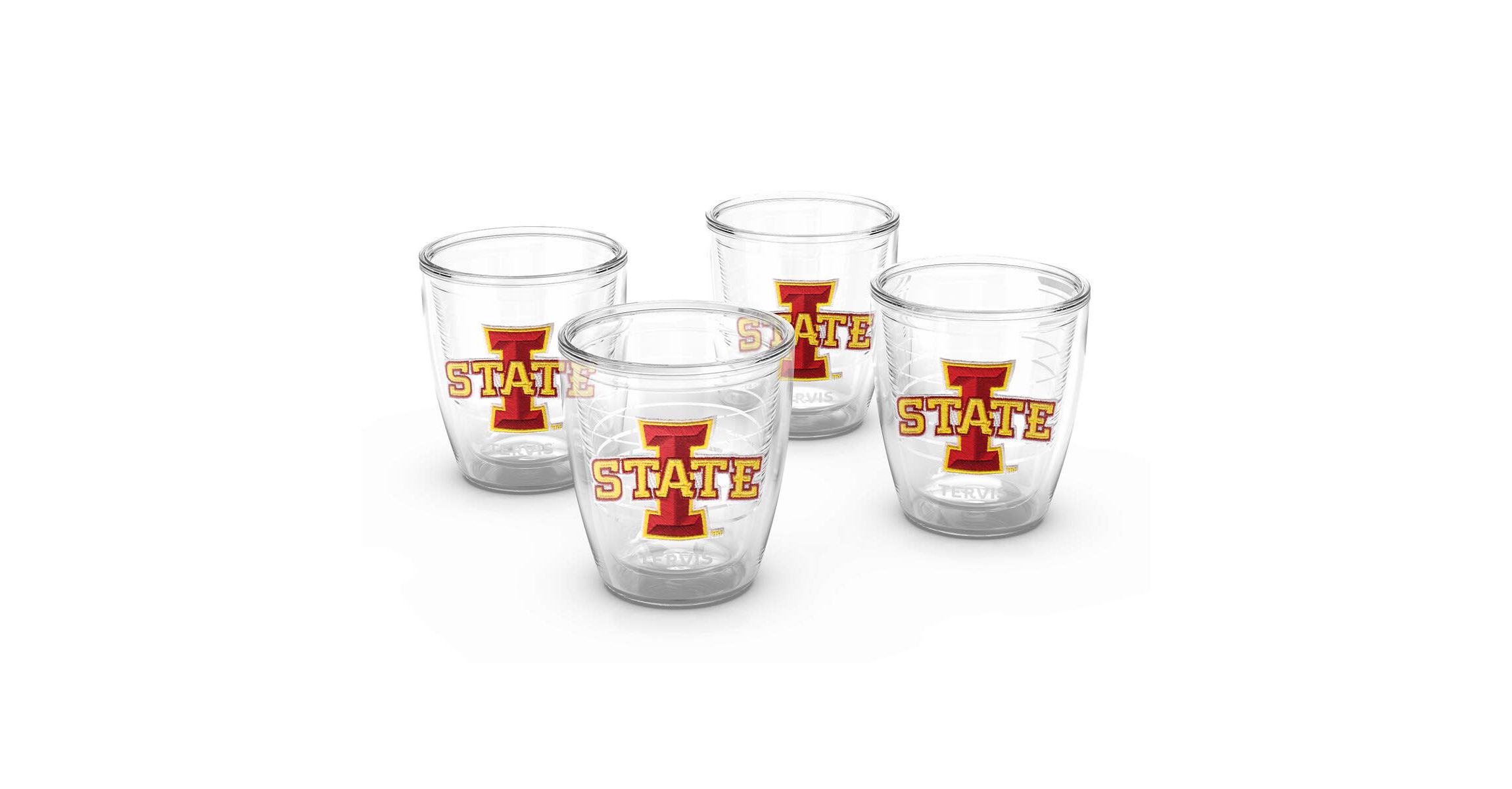 NCAA Iowa State Cyclones 4-Pack 12oz. Emblem Tumbler Set