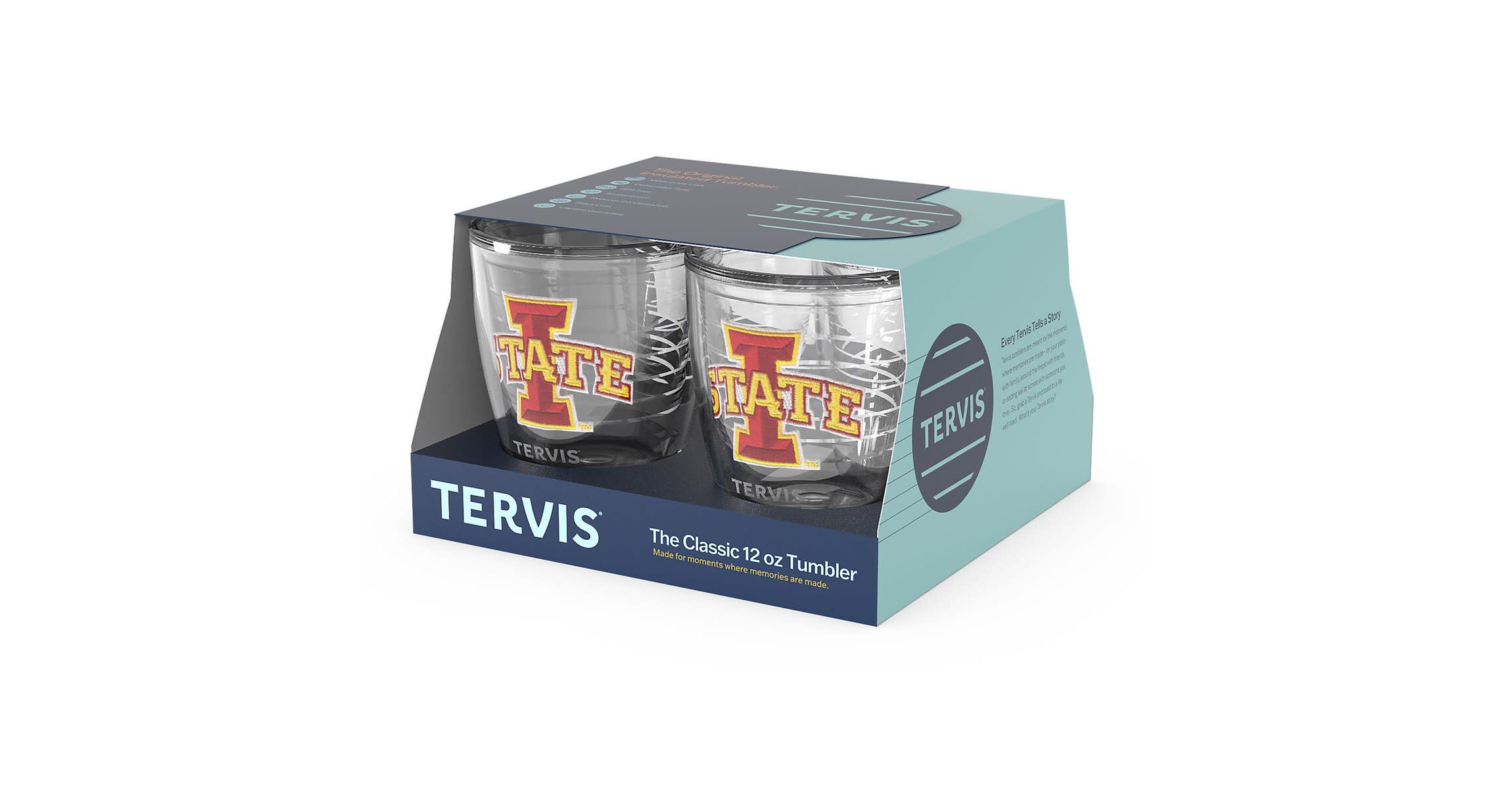NCAA Iowa State Cyclones 4-Pack 12oz. Emblem Tumbler Set