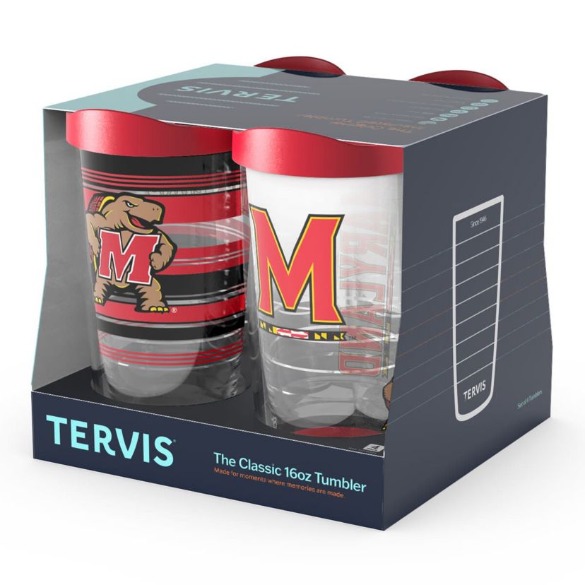 NCAA Maryland Terrapins Four-Pack 16oz. Classic Tumbler Set