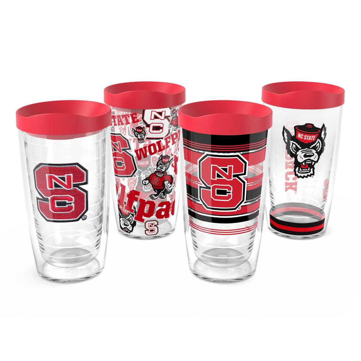 NCAA NC State Wolfpack Four-Pack 16oz. Classic Tumbler Set