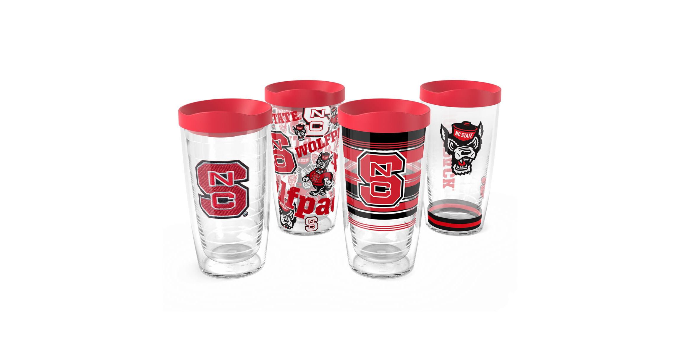 NCAA NC State Wolfpack Four-Pack 16oz. Classic Tumbler Set