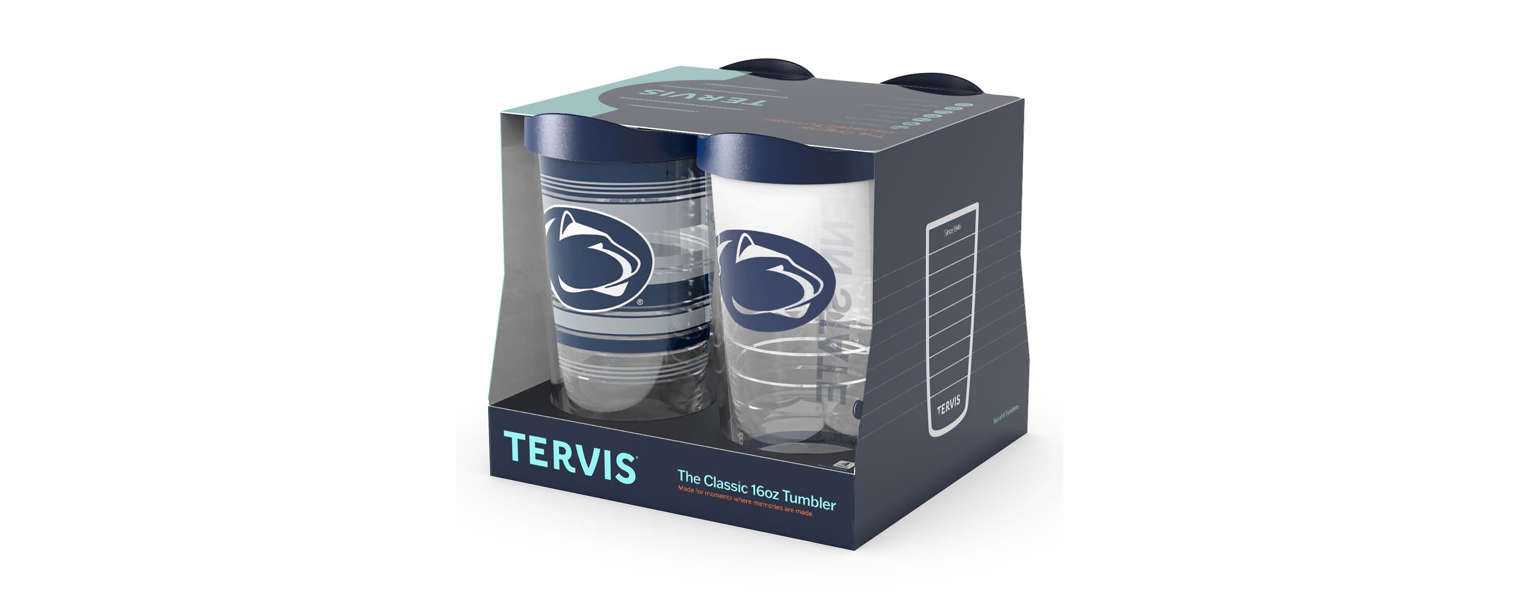 NCAA Penn State Nittany Lions Four-Pack 16oz. Classic Tumbler Set