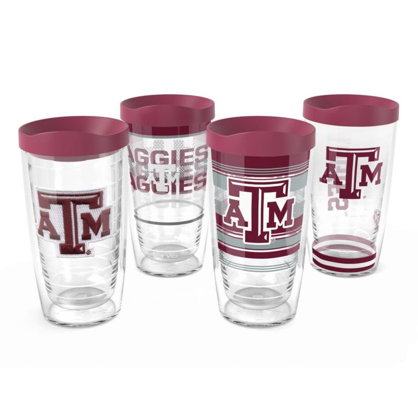 NCAA Texas A&M Aggies Four-Pack 16oz. Classic Tumbler Set