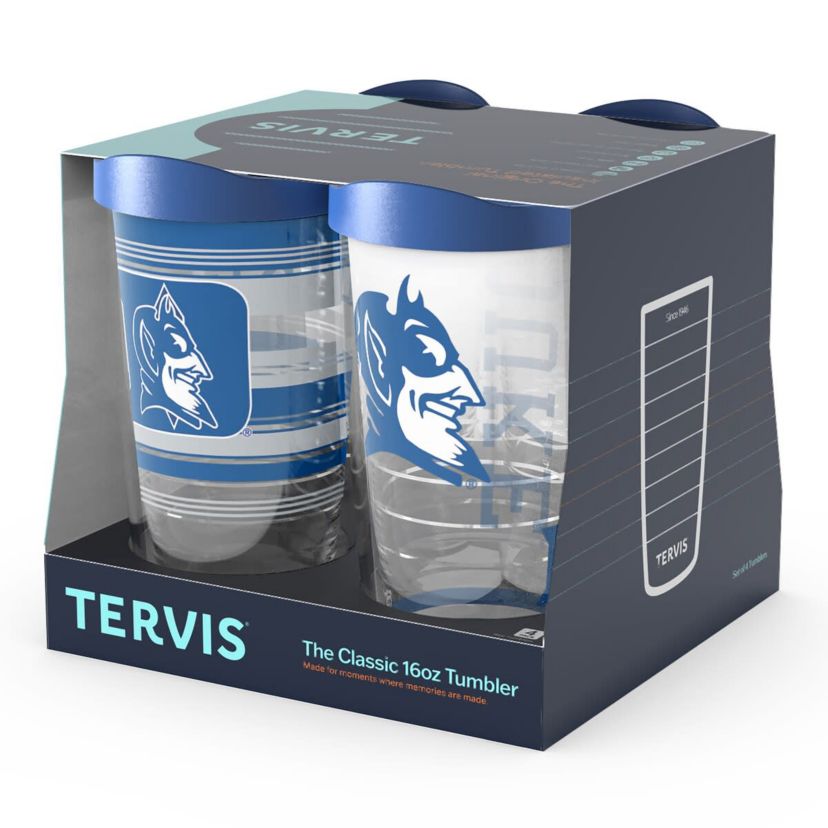 Duke Blue Devils NCAA Duke Devils Four-Pack 16oz. Classic Tumbler Set