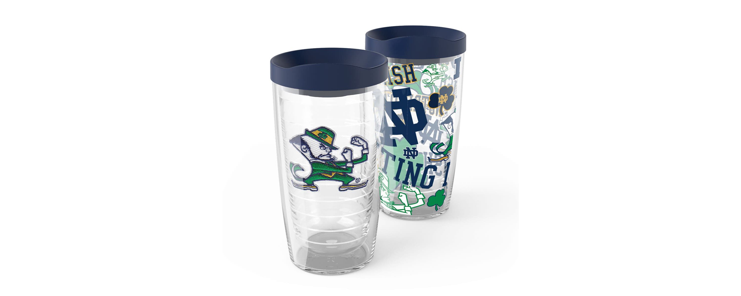 NCAA Notre Dame Fighting Irish 2-Pack 16oz. Competitor & Emblem Tumbler Set