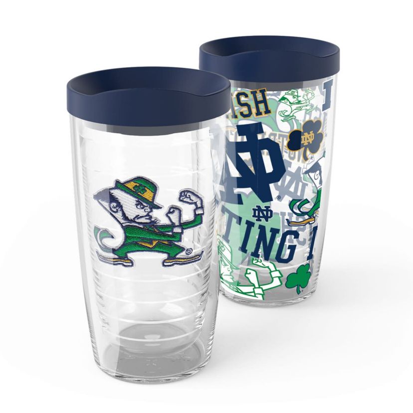 NCAA Notre Dame Fighting Irish 2-Pack 16oz. Competitor & Emblem Tumbler Set