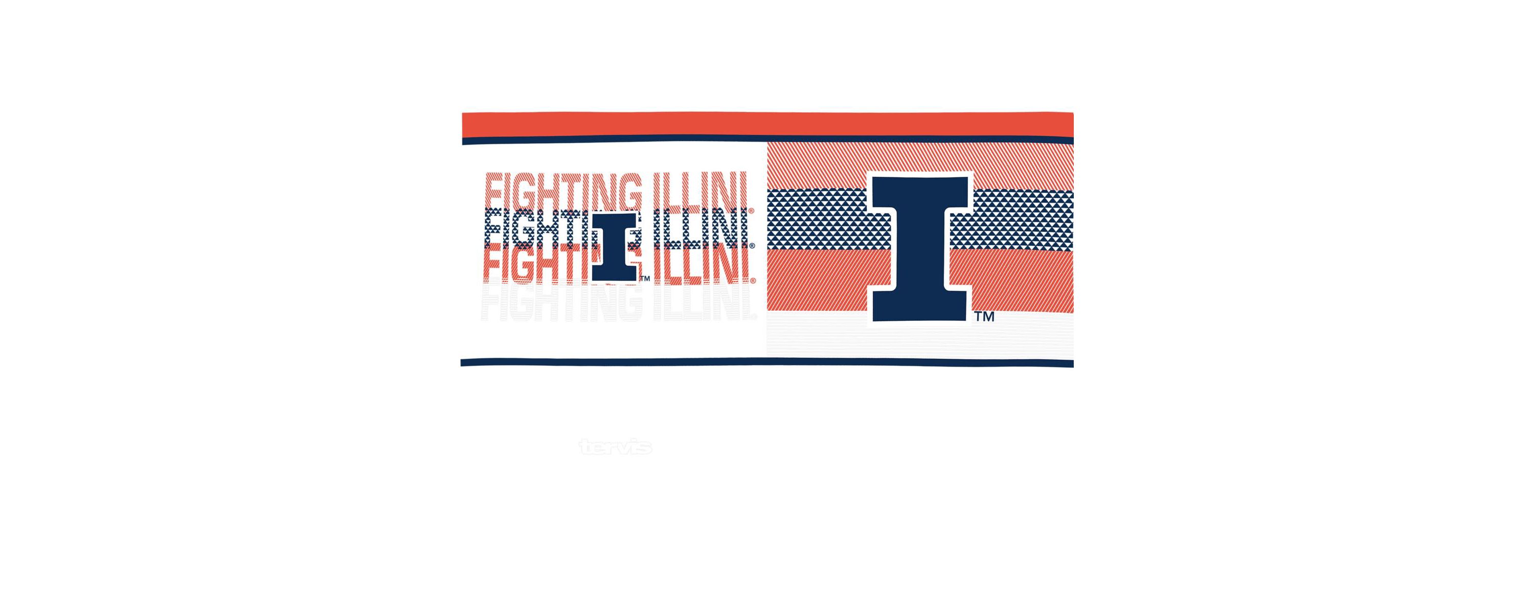 NCAA Illinois Fighting Illini 2-Pack 16oz. Competitor & Emblem Tumbler Set