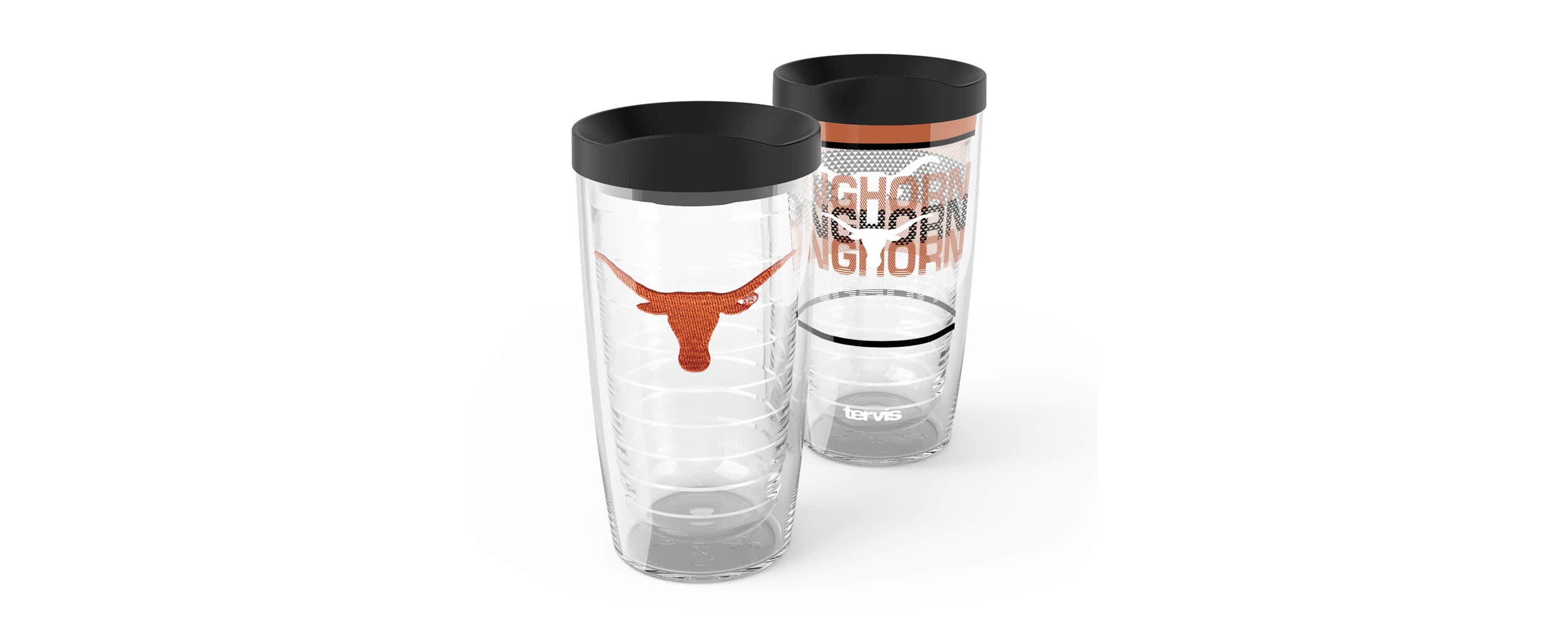 NCAA Texas Longhorns 2-Pack 16oz. Competitor & Emblem Tumbler Set