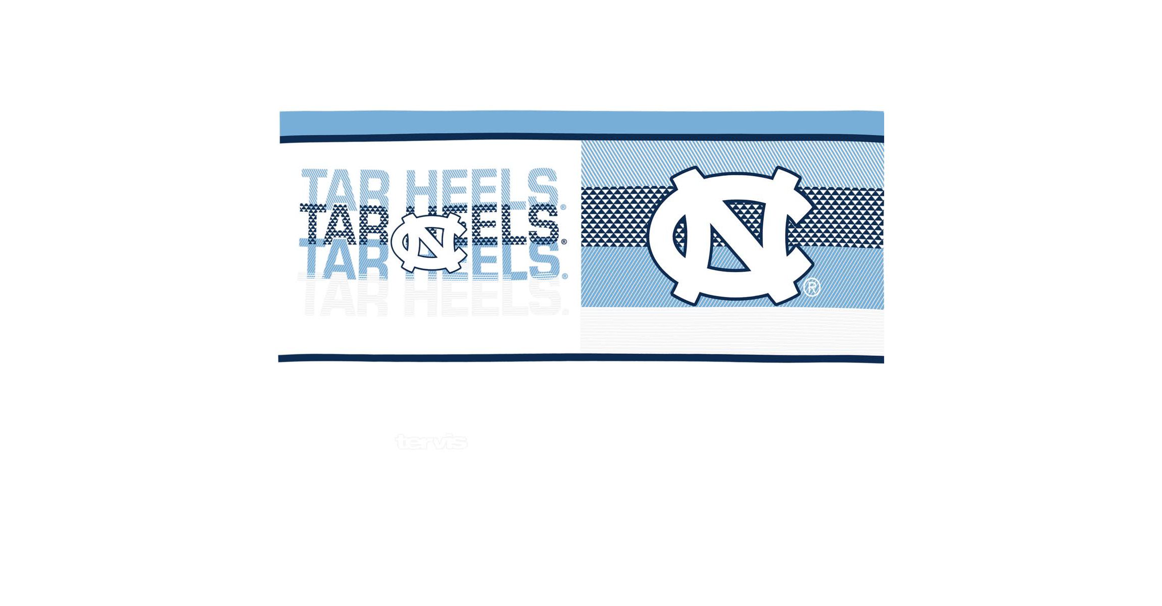 NCAA North Carolina Tar Heels 2-Pack 16oz. Competitor & Emblem Tumbler Set