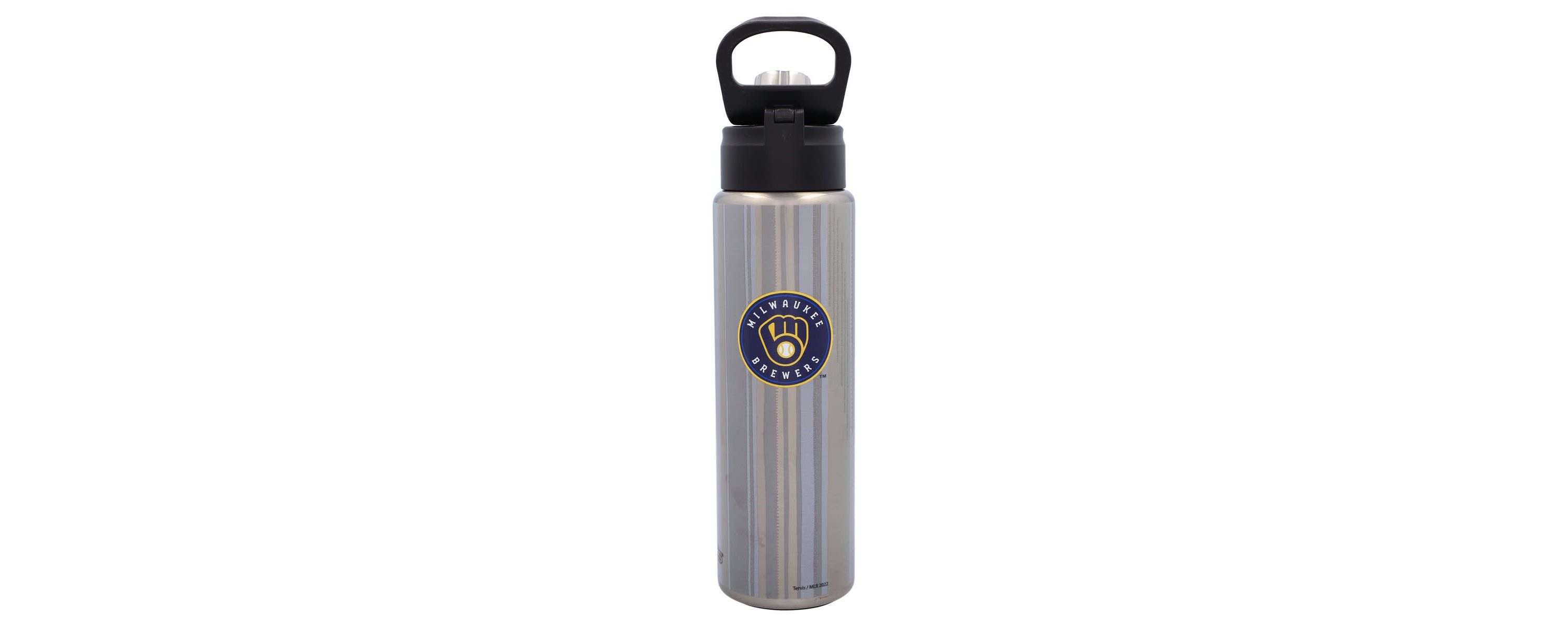 MLB Milwaukee Brewers 24oz. All In Wide Mouth Water Bottle