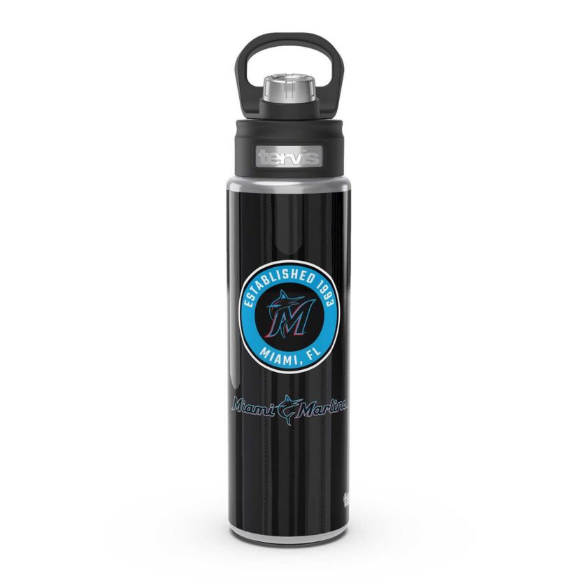 MLB Miami Marlins 24oz. All In Wide Mouth Water Bottle