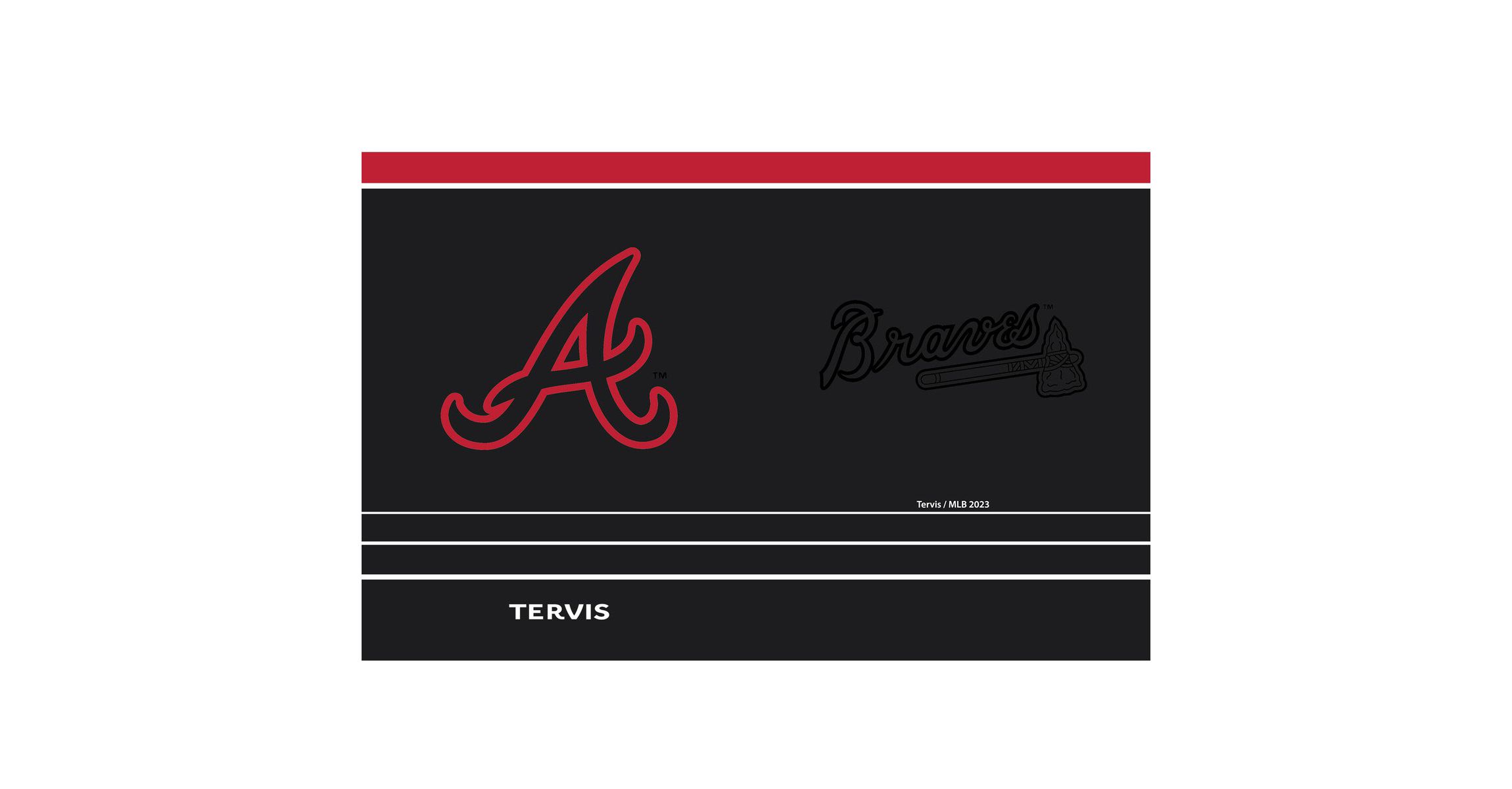 MLB Atlanta Braves 20oz. Night Game Tumbler