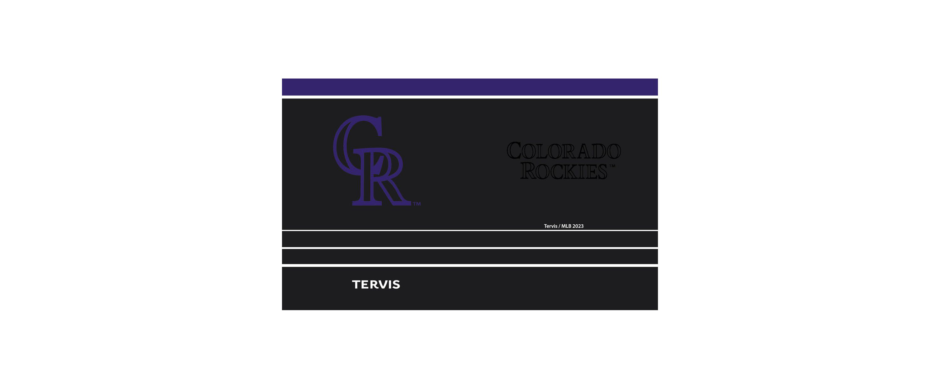 MLB Colorado Rockies 20oz. Night Game Tumbler