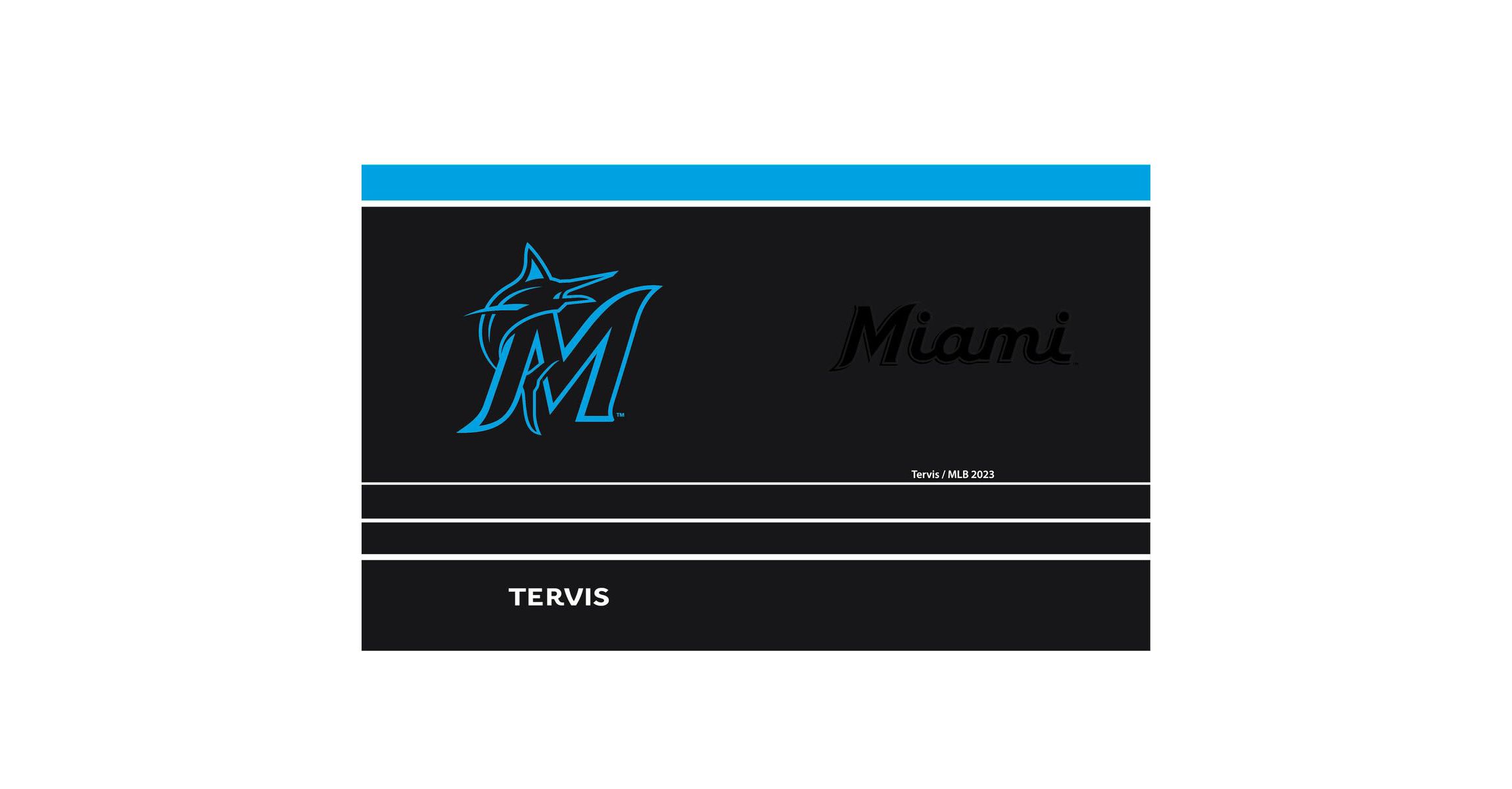 MLB Miami Marlins 20oz. Night Game Tumbler
