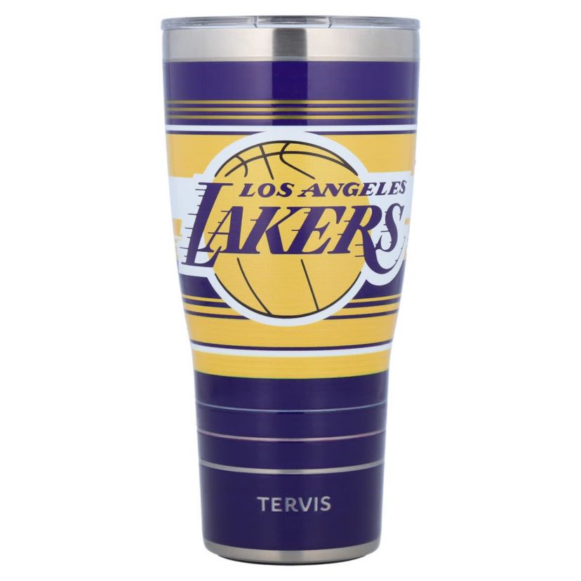NBA Los Angeles Lakers 30oz. Hype Stripes Tumbler