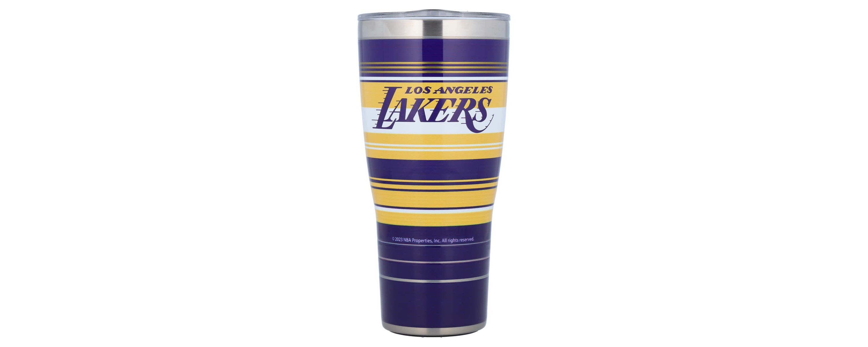 NBA Los Angeles Lakers 30oz. Hype Stripes Tumbler
