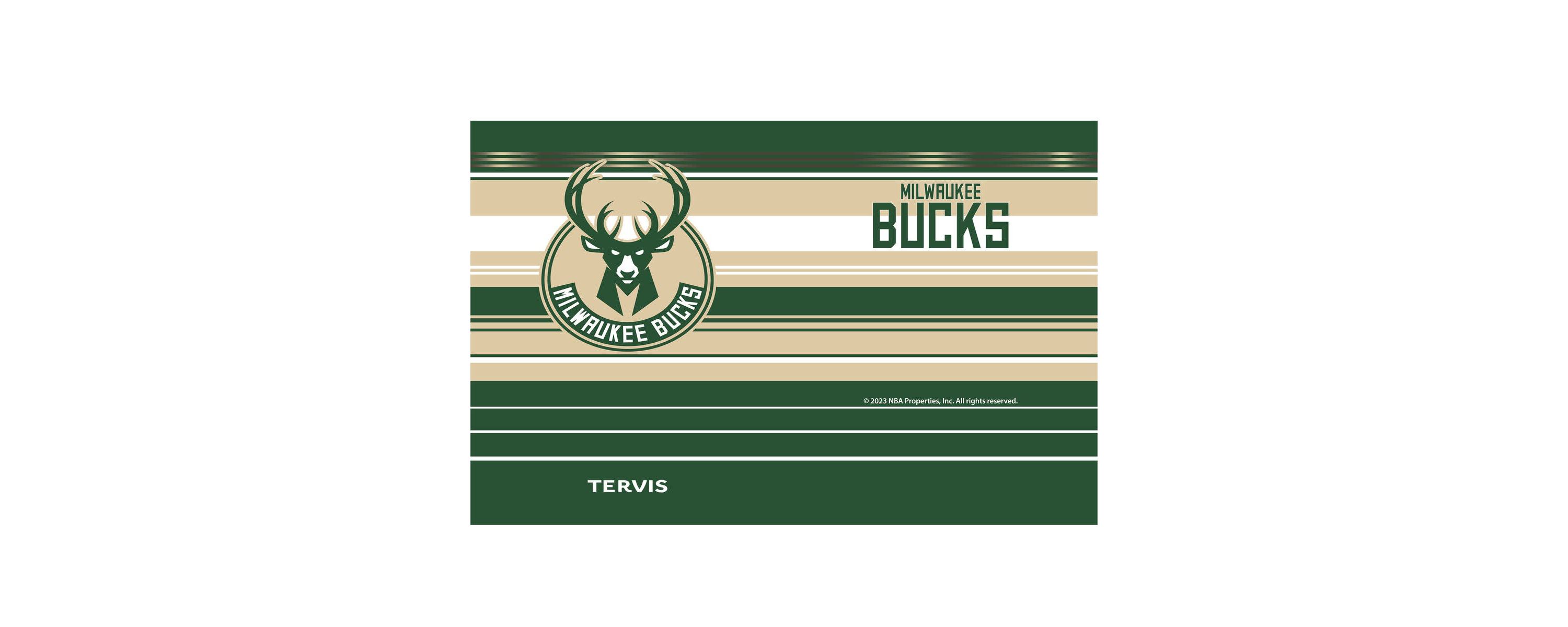 NBA Milwaukee Bucks 30oz. Hype Stripes Tumbler