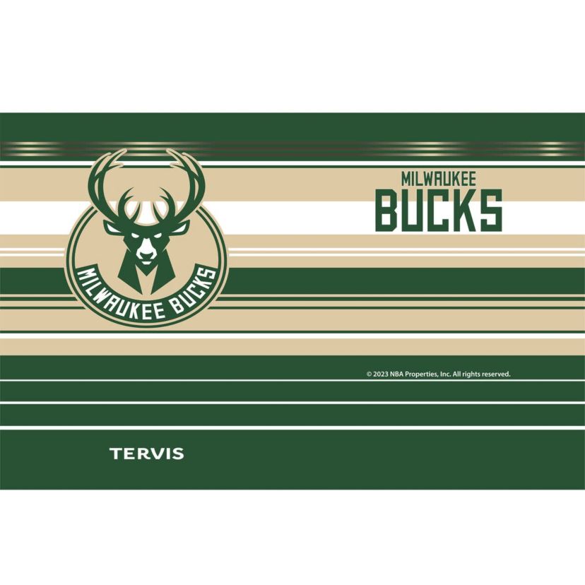 NBA Milwaukee Bucks 30oz. Hype Stripes Tumbler