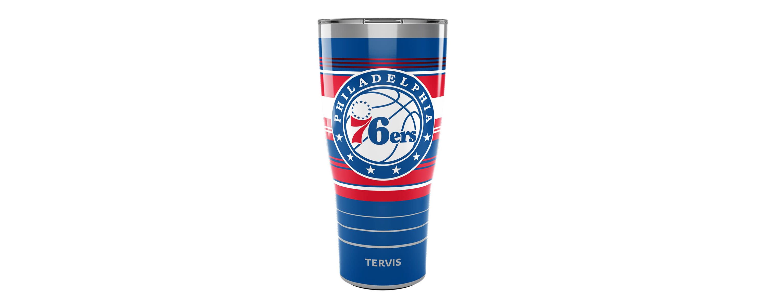 NBA Philadelphia 76ers 30oz. Hype Stripes Tumbler