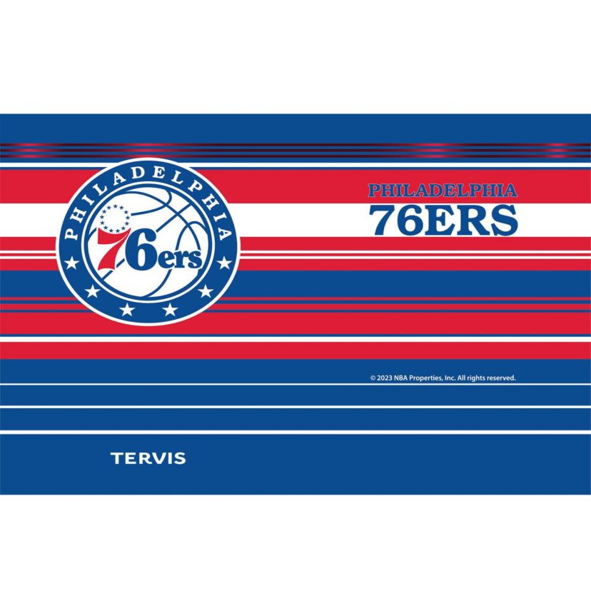 NBA Philadelphia 76ers 30oz. Hype Stripes Tumbler