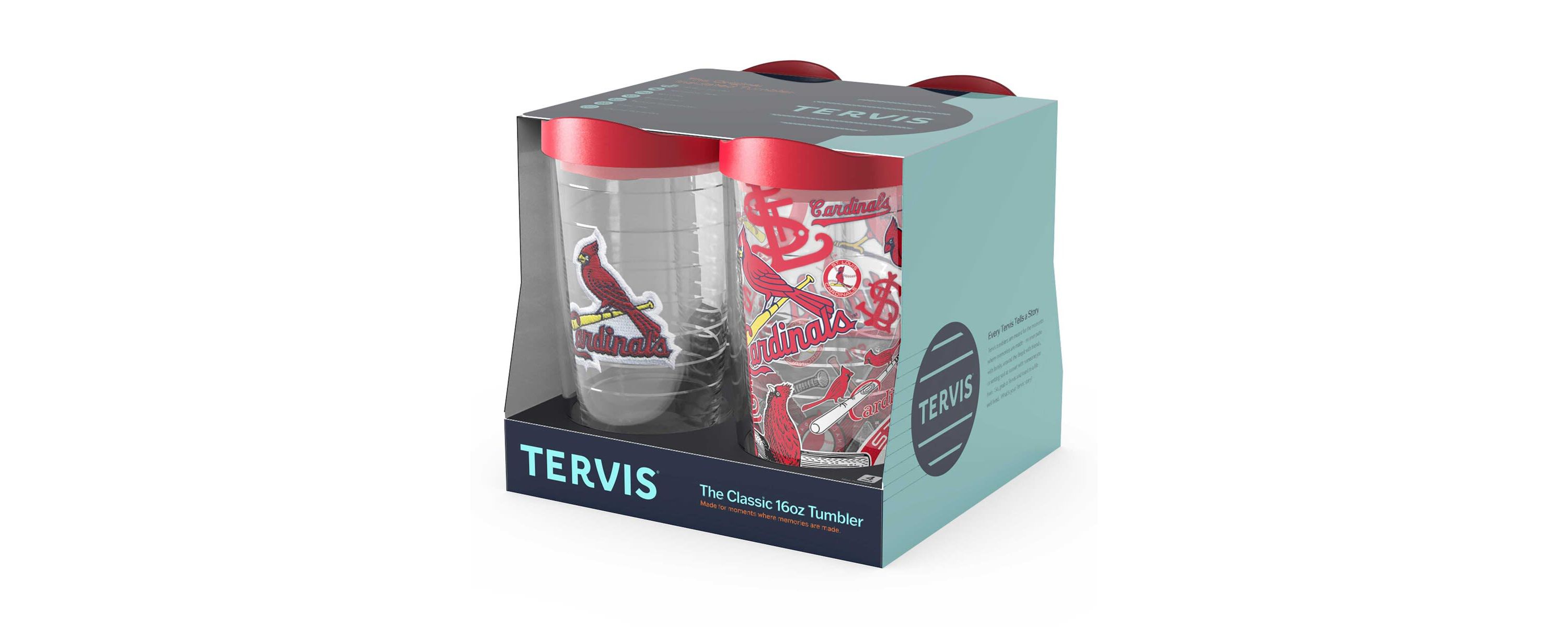 MLB St. Louis Cardinals Four-Pack 16oz. Classic Tumbler Set