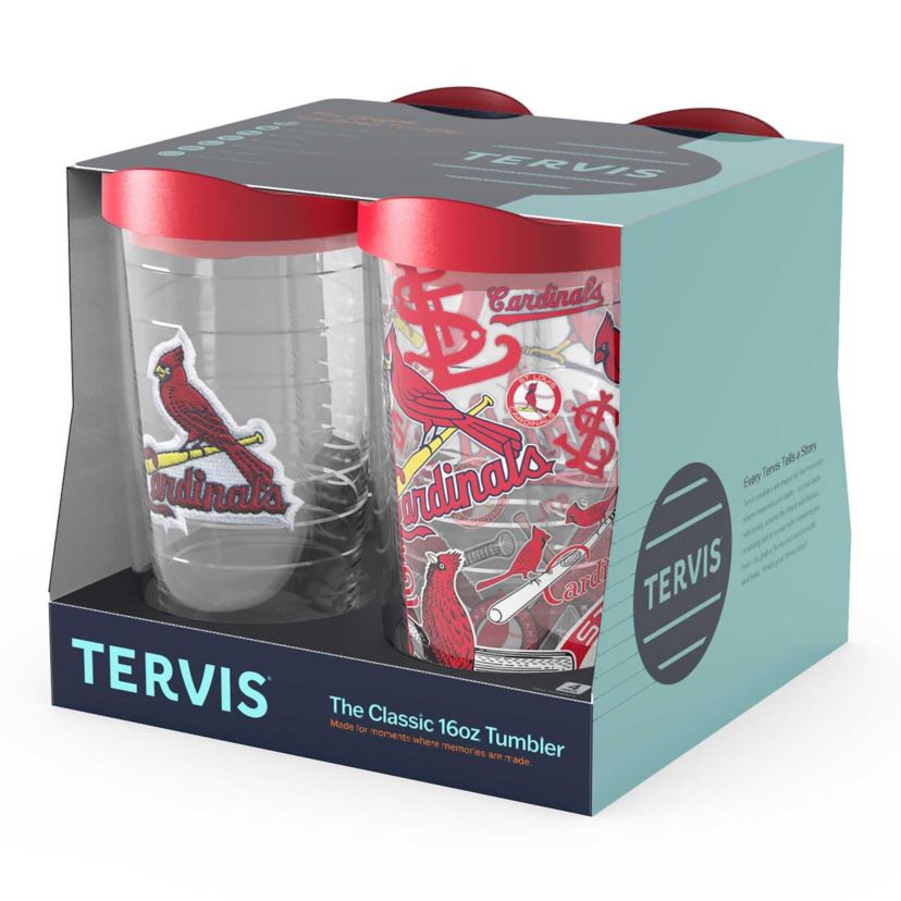 MLB St. Louis Cardinals Four-Pack 16oz. Classic Tumbler Set