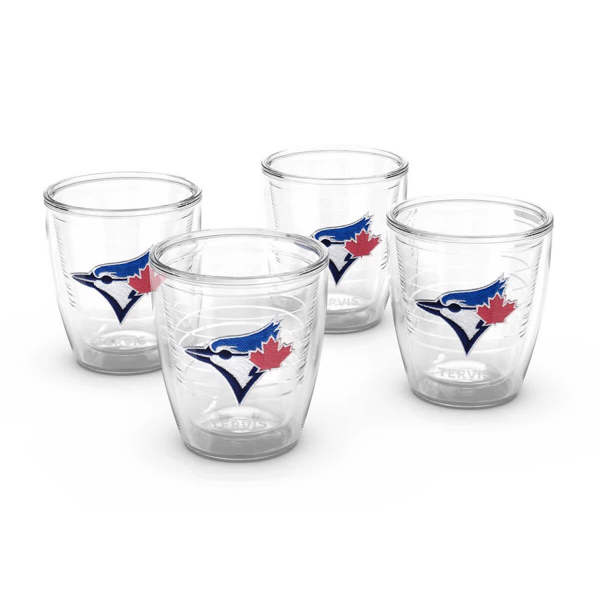Toronto Blue Jays MLB Toronto Jays Four-Pack 12oz. Emblem Tumbler Set