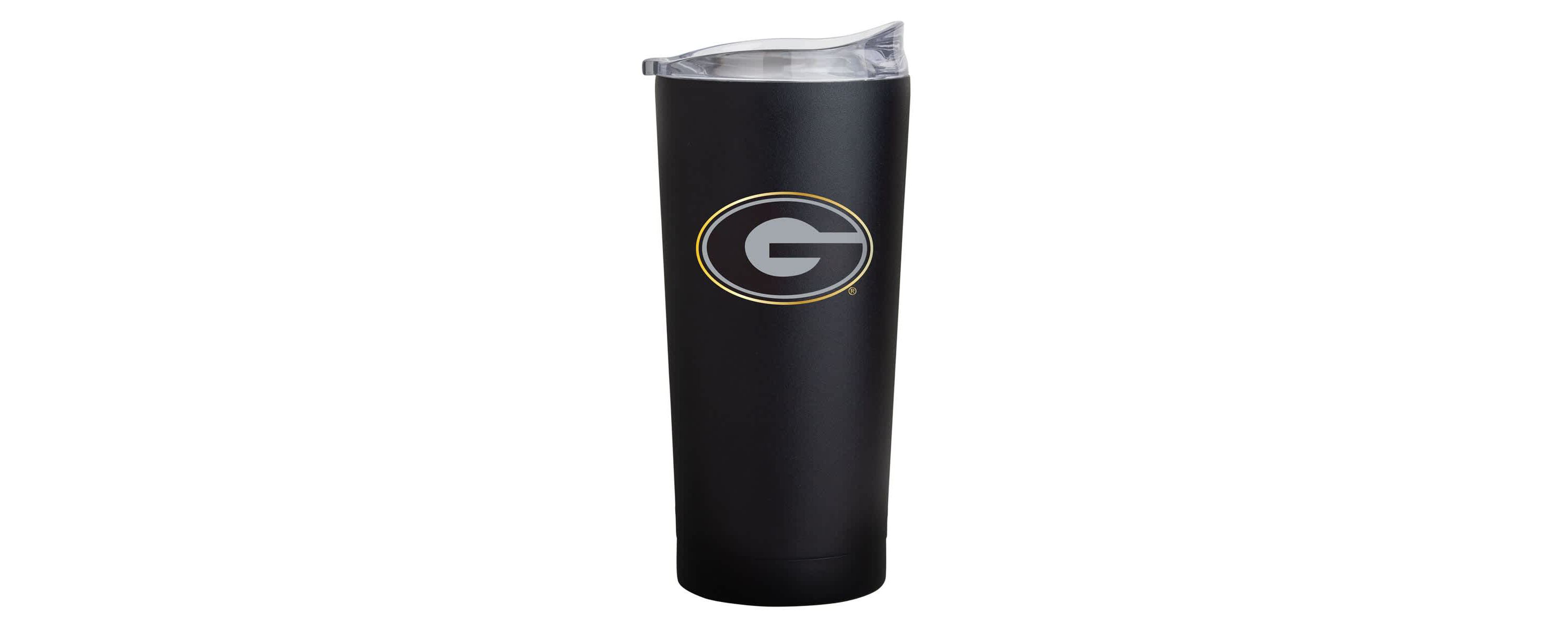 NCAA Georgia Bulldogs Foil 20oz. Powder Coat Tumbler