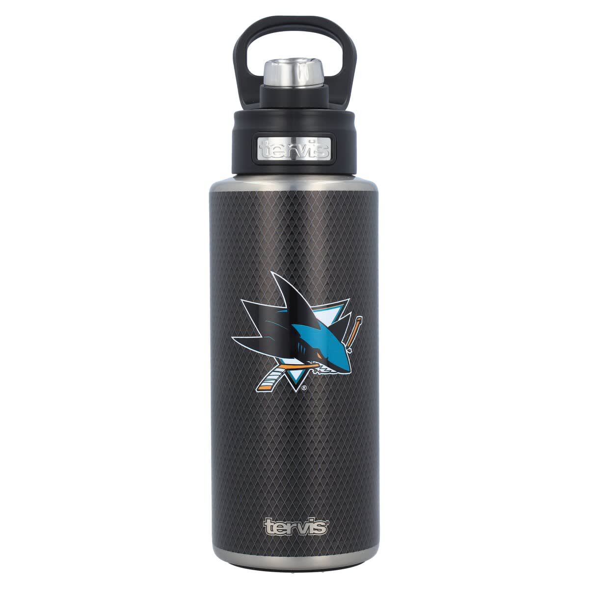 NHL San Jose Sharks 32oz. Puck Stainless Wide Mouth Water Bottle