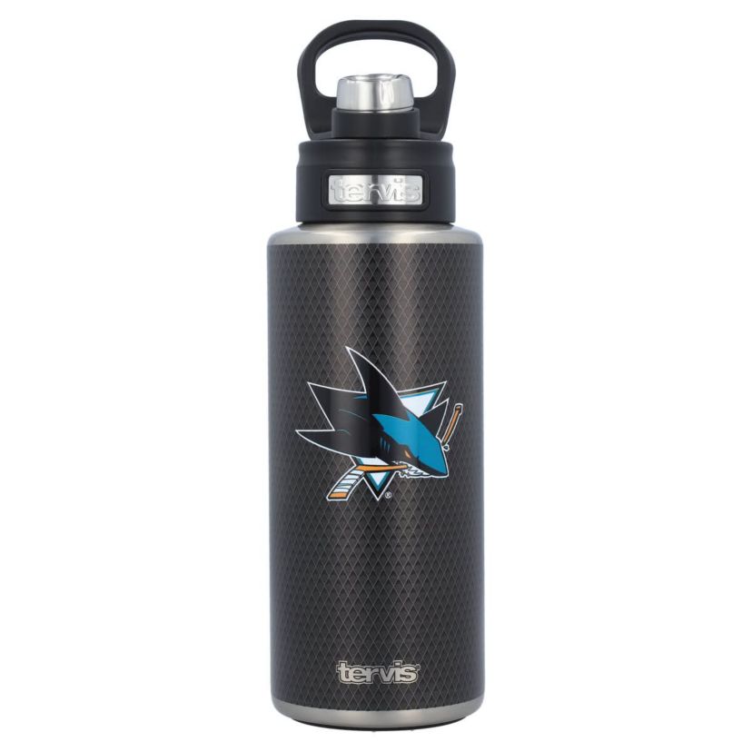 NHL San Jose Sharks 32oz. Puck Stainless Wide Mouth Water Bottle