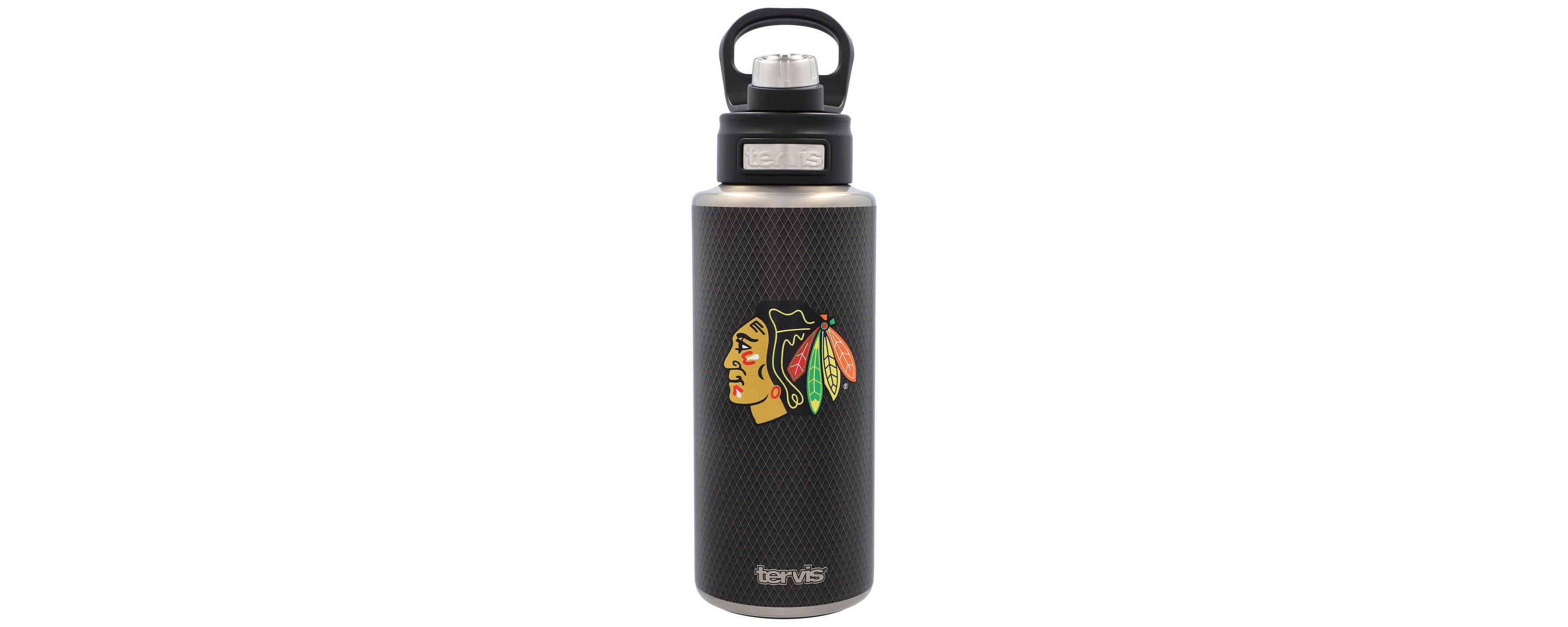NHL Chicago Blackhawks 32oz. Puck Stainless Wide Mouth Water Bottle