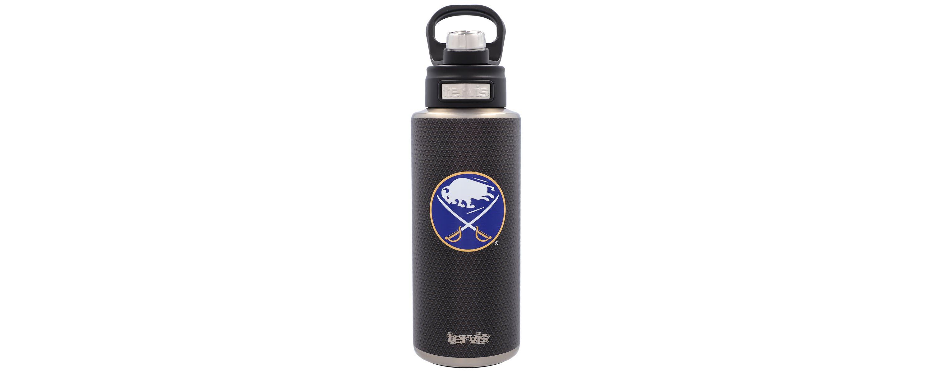 NHL Buffalo Sabres 32oz. Puck Stainless Wide Mouth Water Bottle