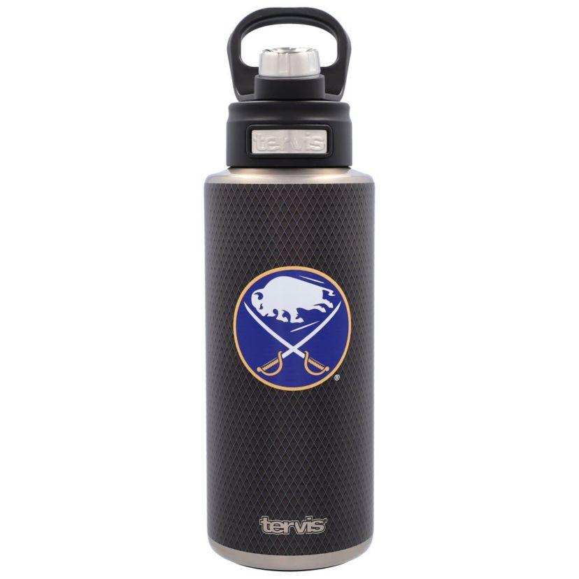 NHL Buffalo Sabres 32oz. Puck Stainless Wide Mouth Water Bottle