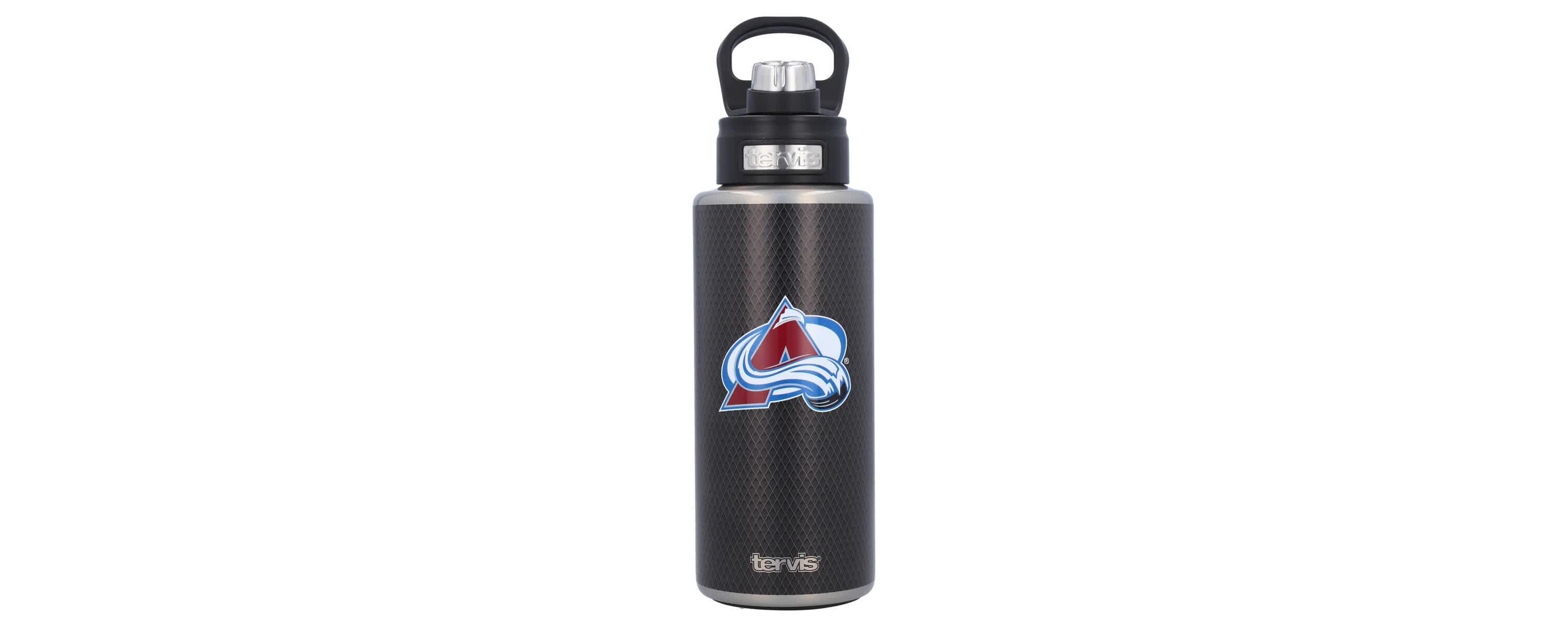 NHL Colorado Avalanche 32oz. Puck Stainless Wide Mouth Water Bottle