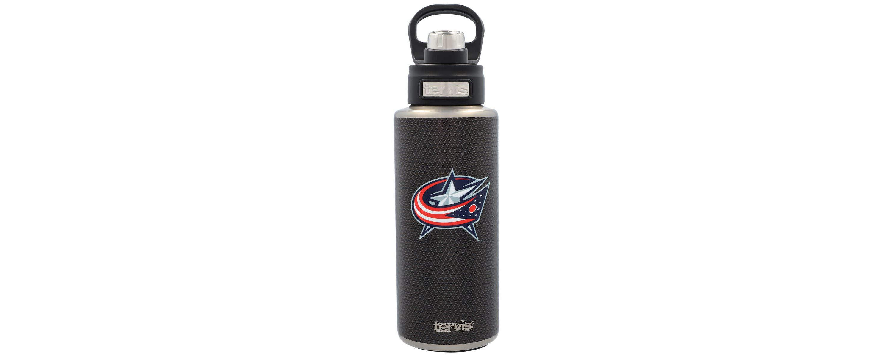 NHL Columbus Jackets 32oz. Puck Stainless Wide Mouth Water Bottle