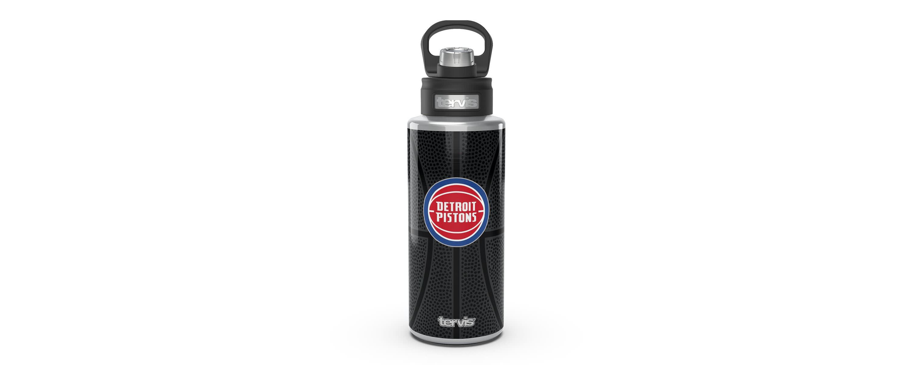 NBA Detroit Pistons 32oz. Stainless Wide Mouth Water Bottle