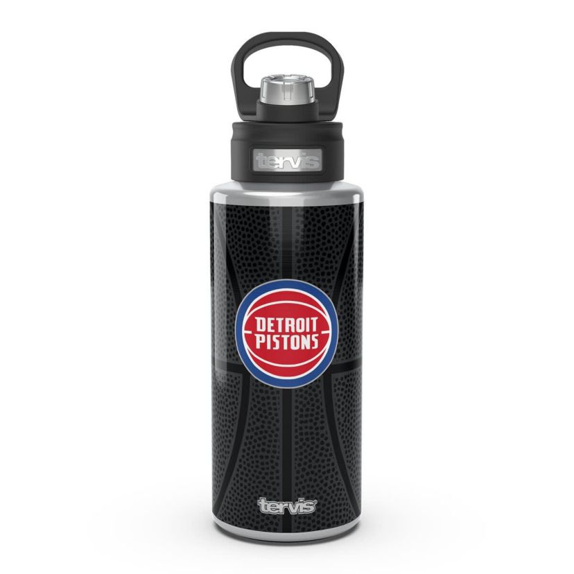 NBA Detroit Pistons 32oz. Stainless Wide Mouth Water Bottle