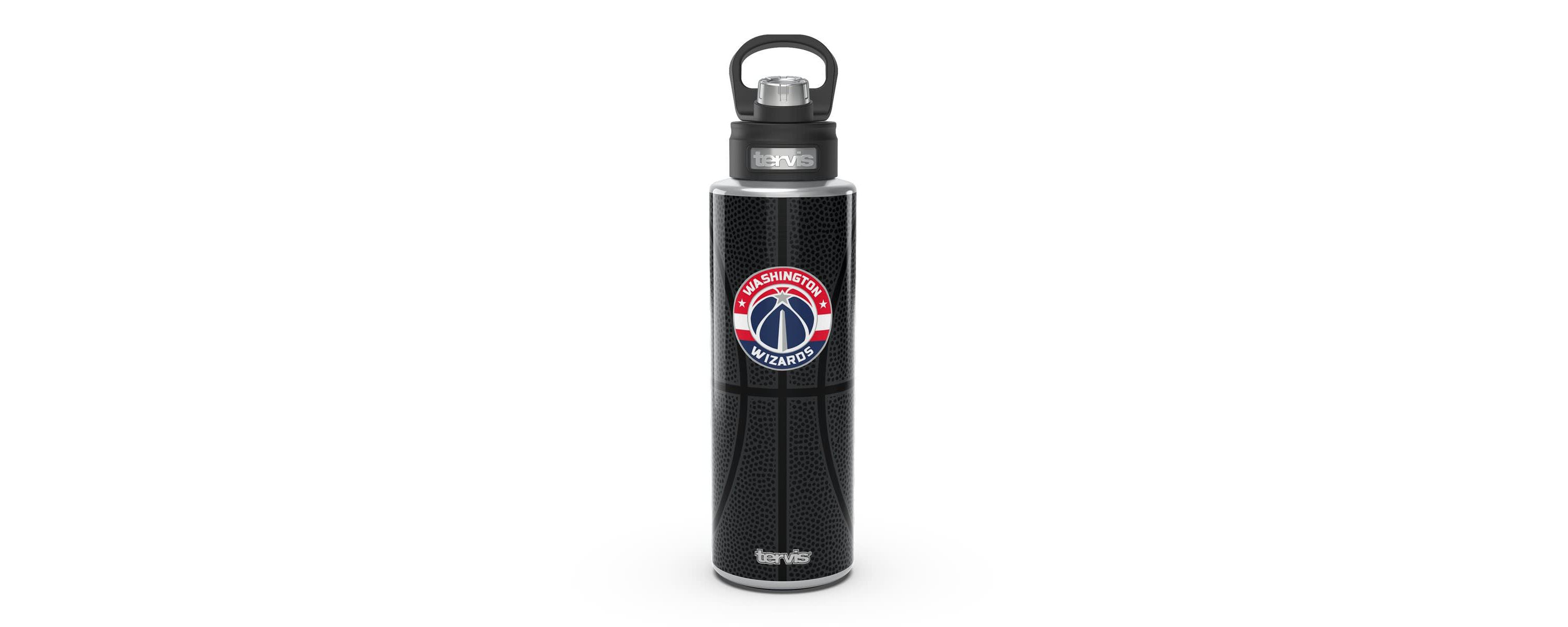 NBA Washington Wizards 40oz. Leather Wide Mouth Water Bottle