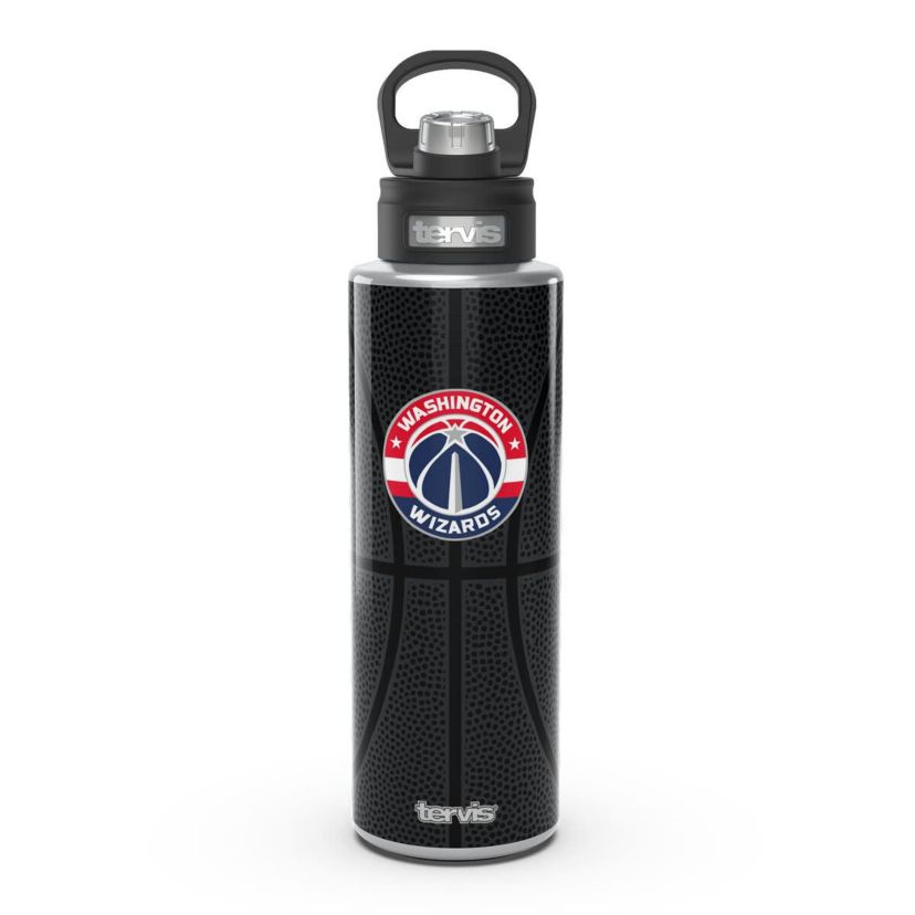 NBA Washington Wizards 40oz. Leather Wide Mouth Water Bottle