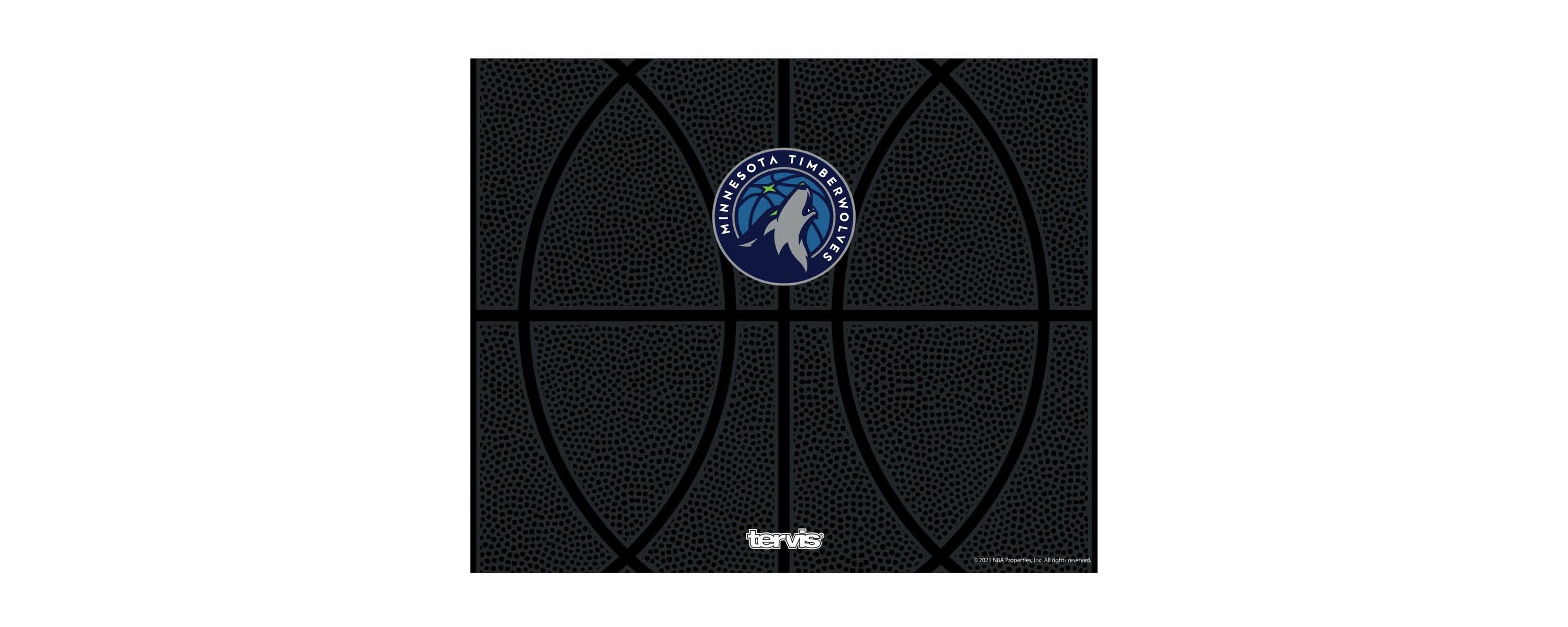 NBA Minnesota Timberwolves 40oz. Leather Wide Mouth Water Bottle