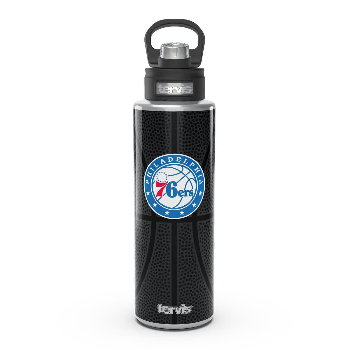 NBA Philadelphia 76ers 40oz. Leather Wide Mouth Water Bottle