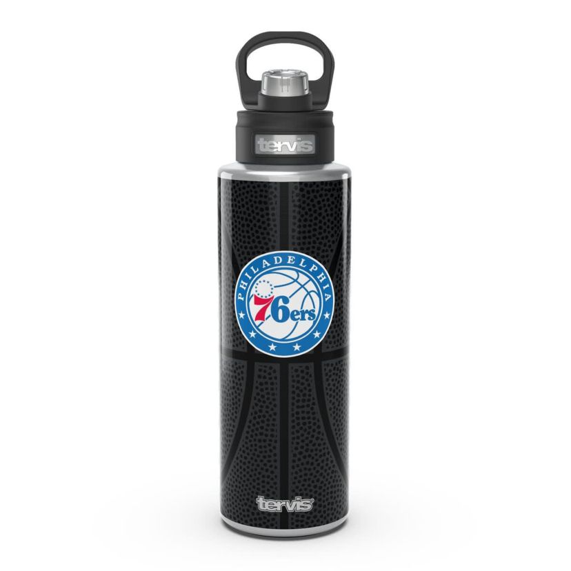 NBA Philadelphia 76ers 40oz. Leather Wide Mouth Water Bottle