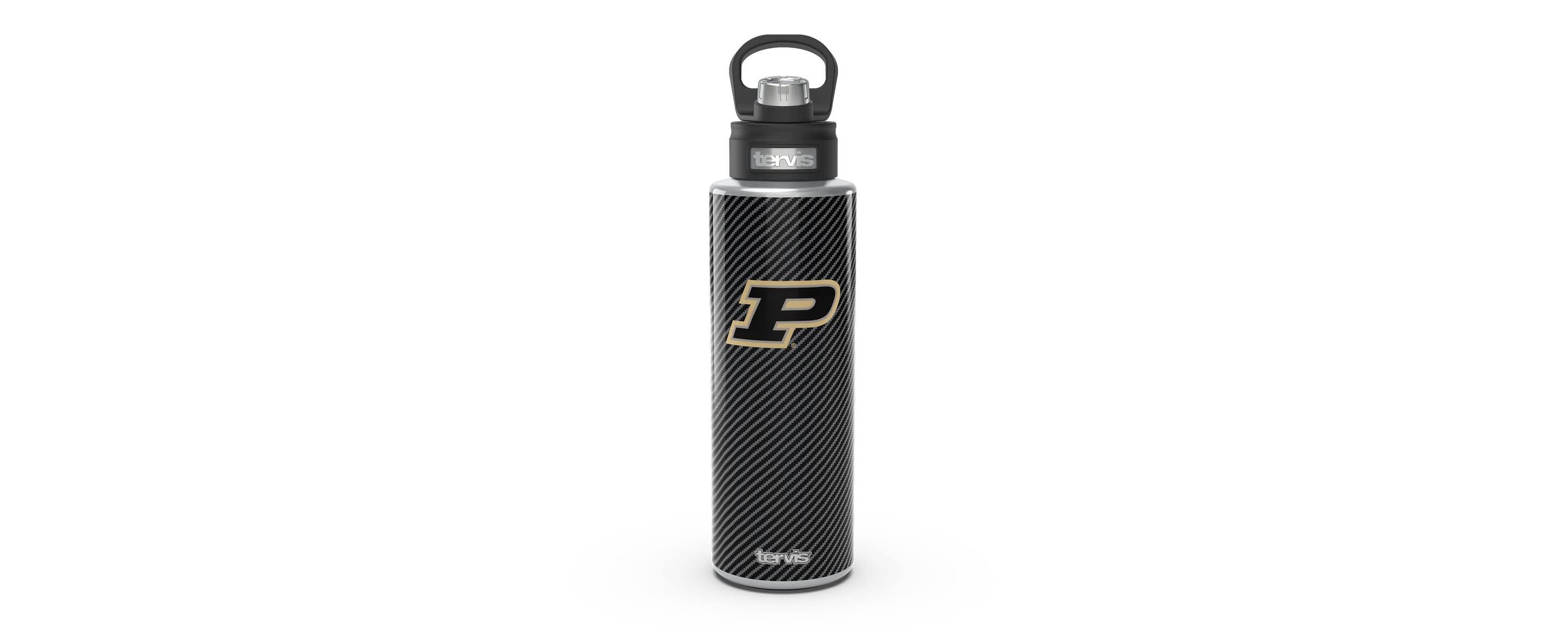 NCAA Purdue Boilermakers 40oz. Carbon Fiber Wide Mouth Water Bottle