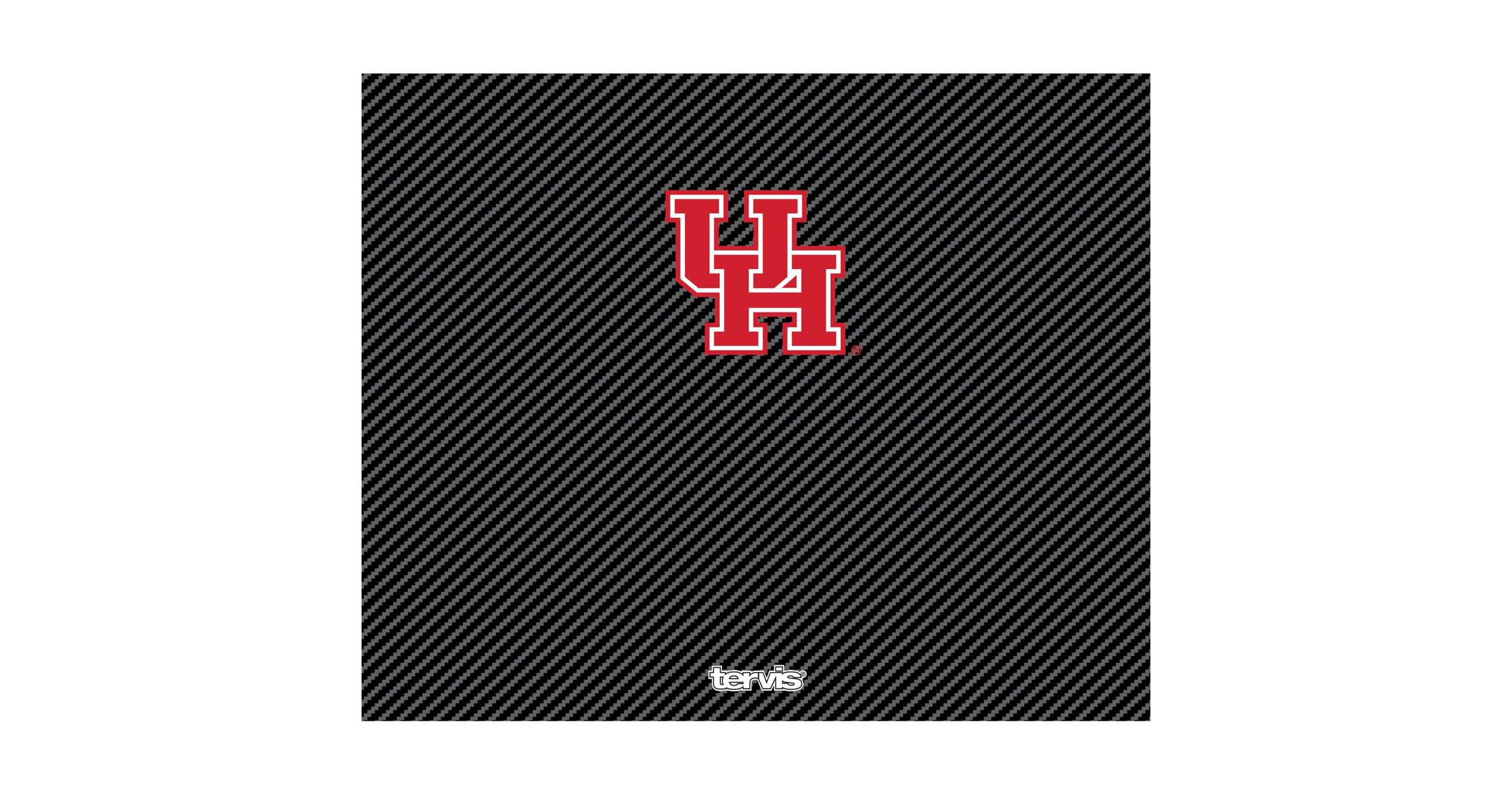 NCAA Houston Cougars 40oz. Carbon Fiber Wide Mouth Water Bottle