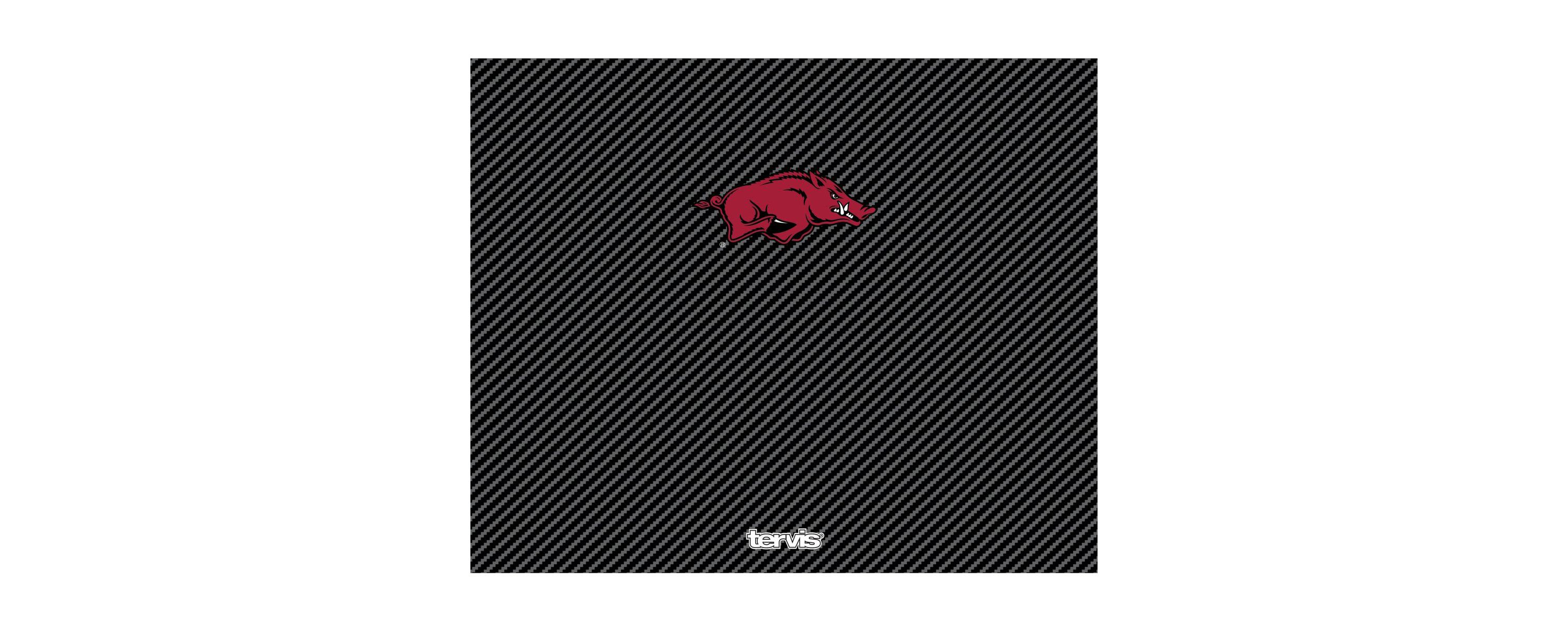 NCAA Arkansas Razorbacks 40oz. Carbon Fiber Wide Mouth Water Bottle