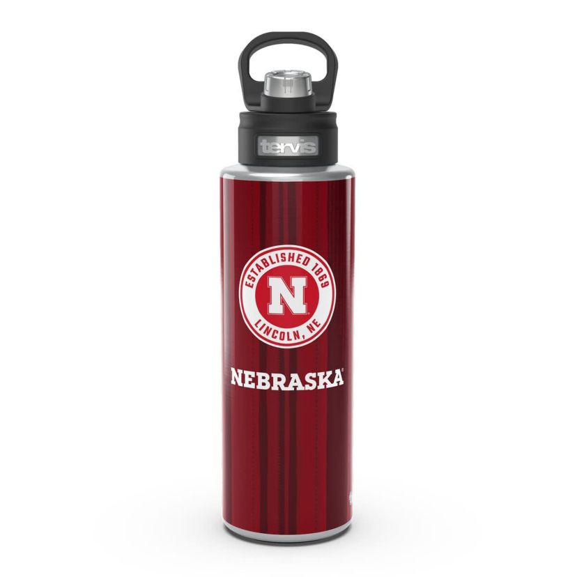 NCAA Nebraska Huskers 40oz. All In Wide Mouth Water Bottle