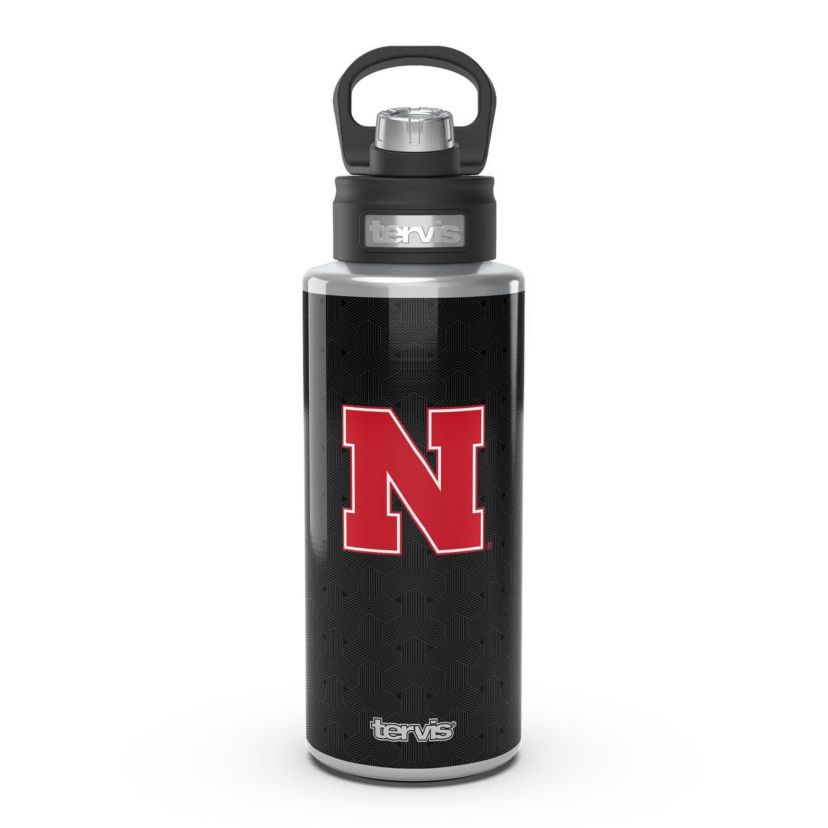 NCAA Nebraska Huskers 32oz. Weave Wide Mouth Water Bottle